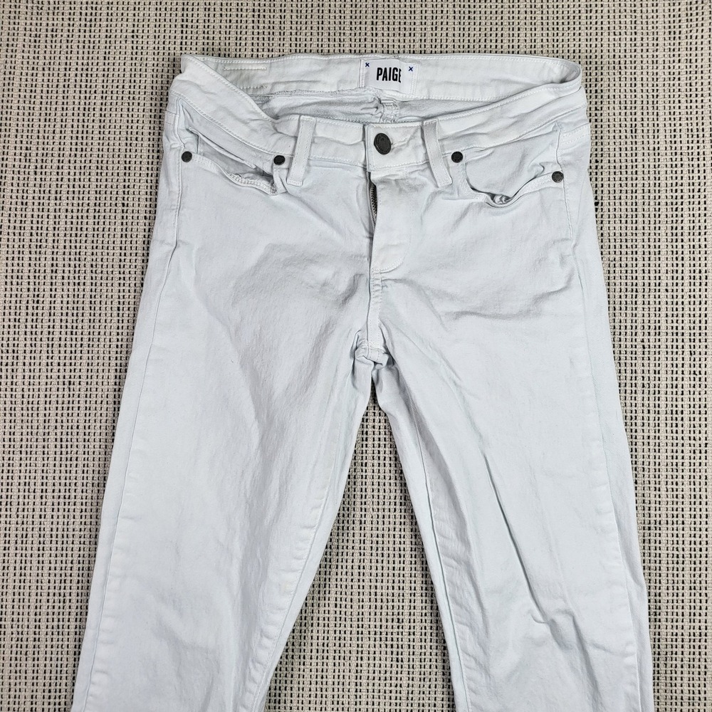 Paige‎ Skyline Ankle Peg Jeans Womens 27 Skinny Stretch Denim Made in USA
